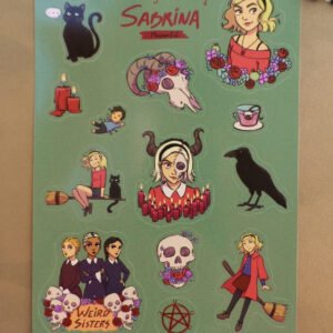 Pack de pegatinas de Sabrina - Hoja autocorte